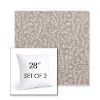 Picture of Eberly Linen | Set of 2 | Sunbrella 28" Square Outdoor Throw Pillows with Premium Inserts