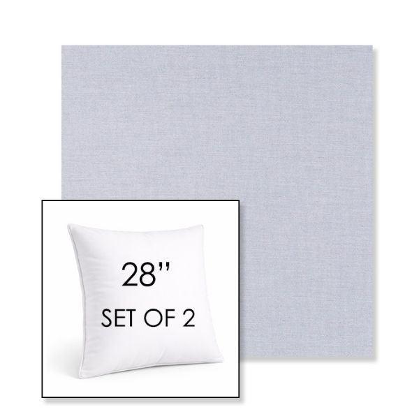 Picture of Exhale Sky | Set of 2 | Sunbrella 28" Square Outdoor Throw Pillows with Premium Inserts
