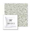 Picture of Exquisite Aloe | Set of 2 | Sunbrella 28" Square Outdoor Throw Pillows with Premium Inserts