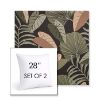 Picture of Fernie Midnight Garden | Set of 2 | Sunbrella 28" Square Outdoor Throw Pillows with Premium Inserts