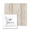 Picture of Harvest Kaolin | Set of 2 | Sunbrella 28" Square Outdoor Throw Pillows with Premium Inserts