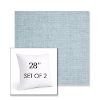 Picture of Idol Frost | Set of 2 | Sunbrella 28" Square Outdoor Throw Pillows with Premium Inserts