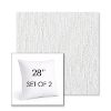 Picture of Improve White | Set of 2 | Sunbrella 28" Square Outdoor Throw Pillows with Premium Inserts