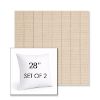 Picture of Kaia Wheat | Set of 2 | Sunbrella 28" Square Outdoor Throw Pillows with Premium Inserts