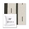 Picture of Khaima Fonio | Set of 2 | Sunbrella 28" Square Outdoor Throw Pillows with Premium Inserts