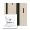 Picture of Khaima Moringa | Set of 2 | Sunbrella 28" Square Outdoor Throw Pillows with Premium Inserts