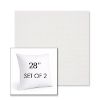 Picture of Linville Snow | Set of 2 | Sunbrella 28" Square Outdoor Throw Pillows with Premium Inserts