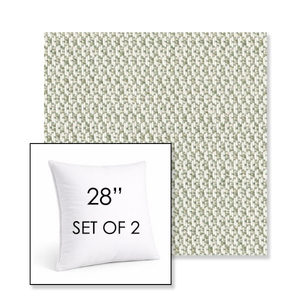 Picture of Lopi Bud | Set of 2 | Sunbrella 28" Square Outdoor Throw Pillows with Premium Inserts