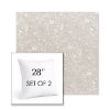 Picture of Mahalo Chino | Set of 2 | Sunbrella 28" Square Outdoor Throw Pillows with Premium Inserts