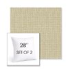 Picture of Mainstreet Putty | Set of 2 | Sunbrella 28" Square Outdoor Throw Pillows with Premium Inserts