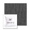 Picture of Metamorphic Slate | Set of 2 | Sunbrella 28" Square Outdoor Throw Pillows with Premium Inserts
