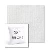 Picture of Momento Snow | Set of 2 | Sunbrella 28" Square Outdoor Throw Pillows with Premium Inserts
