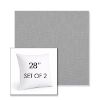Picture of Natte Grey Chine | Set of 2 | Sunbrella 28" Square Outdoor Throw Pillows with Premium Inserts