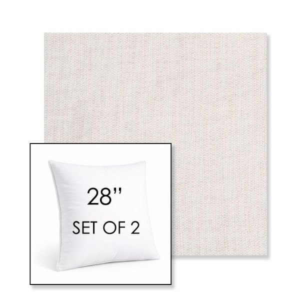 Picture of Nova Glow | Set of 2 | Sunbrella 28" Square Outdoor Throw Pillows with Premium Inserts