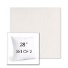 Picture of Nova Parchment | Set of 2 | Sunbrella 28" Square Outdoor Throw Pillows with Premium Inserts