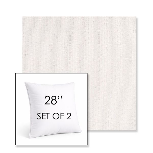 Picture of Nova Parchment | Set of 2 | Sunbrella 28" Square Outdoor Throw Pillows with Premium Inserts