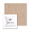 Picture of Nova Sandy | Set of 2 | Sunbrella 28" Square Outdoor Throw Pillows with Premium Inserts
