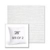 Picture of Piazza White | Set of 2 | Sunbrella 28" Square Outdoor Throw Pillows with Premium Inserts