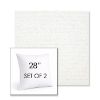 Picture of Platform Salt | Set of 2 | Sunbrella 28" Square Outdoor Throw Pillows with Premium Inserts