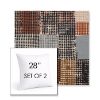 Picture of Pop Punchcard | Set of 2 | Sunbrella 28" Square Outdoor Throw Pillows with Premium Inserts