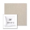Picture of Replay Taupe | Set of 2 | Sunbrella 28" Square Outdoor Throw Pillows with Premium Inserts