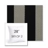 Picture of Rothko Stone Harbor | Set of 2 | Sunbrella 28" Square Outdoor Throw Pillows with Premium Inserts