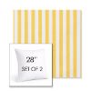 Picture of Sail Away Sunflower | Set of 2 | Sunbrella 28" Square Outdoor Throw Pillows with Premium Inserts