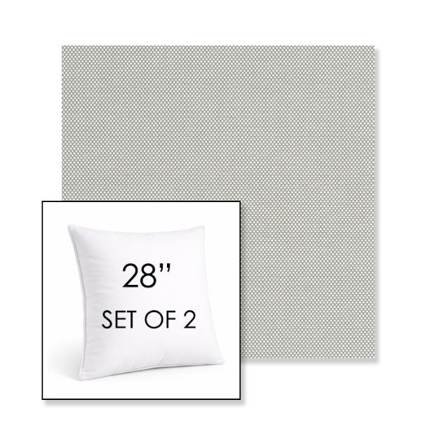Picture of Sailcloth Seagull | Set of 2 | Sunbrella 28" Square Outdoor Throw Pillows with Premium Inserts
