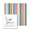Picture of Surround Sunrise | Set of 2 | Sunbrella 28" Square Outdoor Throw Pillows with Premium Inserts