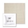 Picture of Tailored Snow | Set of 2 | Sunbrella 28" Square Outdoor Throw Pillows with Premium Inserts