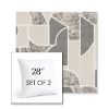 Picture of Territory Tin | Set of 2 | Sunbrella 28" Square Outdoor Throw Pillows with Premium Inserts