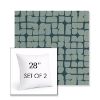 Picture of Toggle Splash | Set of 2 | Sunbrella 28" Square Outdoor Throw Pillows with Premium Inserts