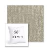 Picture of Vista Seasalt | Set of 2 | Sunbrella 28" Square Outdoor Throw Pillows with Premium Inserts