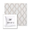 Picture of Voyage Dune | Set of 2 | Sunbrella 28" Square Outdoor Throw Pillows with Premium Inserts