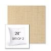 Picture of Willa Hemp | Set of 2 | Sunbrella 28" Square Outdoor Throw Pillows with Premium Inserts