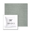 Picture of Willa Mist | Set of 2 | Sunbrella 28" Square Outdoor Throw Pillows with Premium Inserts