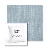 Picture of Adena Celeste | Set of 2 | Sunbrella 30" Square Outdoor Throw Pillows with Premium Inserts