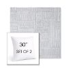 Picture of Boro Elegance | Set of 2 | Sunbrella 30" Square Outdoor Throw Pillows with Premium Inserts