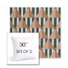 Picture of Buoy Santa Monica | Set of 2 | Sunbrella 30" Square Outdoor Throw Pillows with Premium Inserts