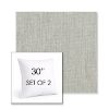 Picture of Canvas Granite | Set of 2 | Sunbrella 30" Square Outdoor Throw Pillows with Premium Inserts