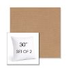 Picture of Canvas Raffia | Set of 2 | Sunbrella 30" Square Outdoor Throw Pillows with Premium Inserts