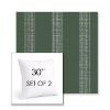 Picture of Caper Moss | Set of 2 | Sunbrella 30" Square Outdoor Throw Pillows with Premium Inserts
