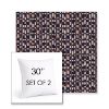Picture of Carat Azurite | Set of 2 | Sunbrella 30" Square Outdoor Throw Pillows with Premium Inserts