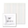 Picture of Carlo Coastal | Set of 2 | Sunbrella 30" Square Outdoor Throw Pillows with Premium Inserts