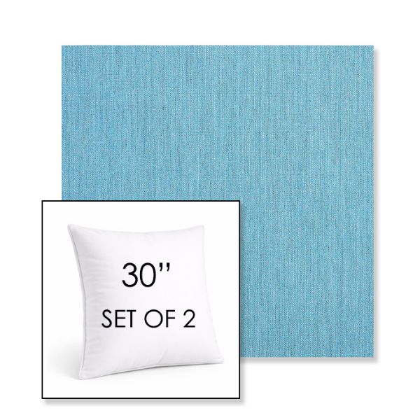 Picture of Cast Horizon | Set of 2 | Sunbrella 30" Square Outdoor Throw Pillows with Premium Inserts