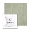 Picture of Cast Oasis | Set of 2 | Sunbrella 30" Square Outdoor Throw Pillows with Premium Inserts