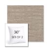 Picture of Charmer Pebble | Set of 2 | Sunbrella 30" Square Outdoor Throw Pillows with Premium Inserts