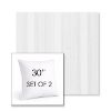 Picture of Compose Linen | Set of 2 | Sunbrella 30" Square Outdoor Throw Pillows with Premium Inserts