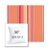 Picture of Dolce Mango | Set of 2 | Sunbrella 30" Square Outdoor Throw Pillows with Premium Inserts