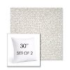 Picture of Dumont Stucco | Set of 2 | Sunbrella 30" Square Outdoor Throw Pillows with Premium Inserts